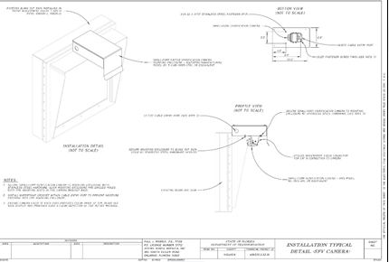 Camera Mounting Assembly Schematic